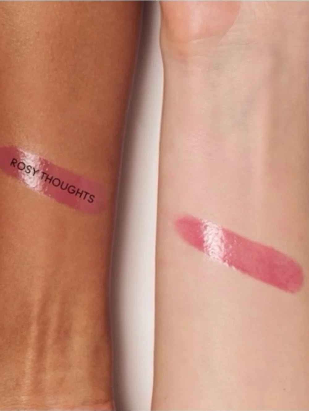 MAC Lustreglass Limited Edition Lipstick - Rosy Thoughts (NIB) - Picture 3 of 3